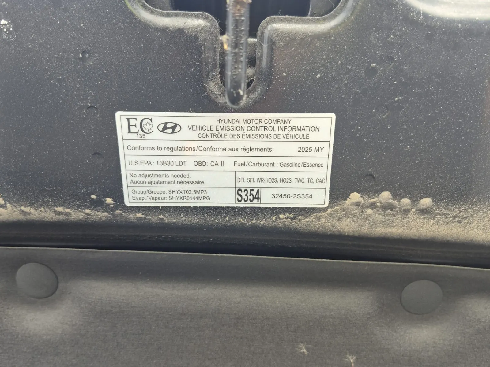 Emission Sticker Photo