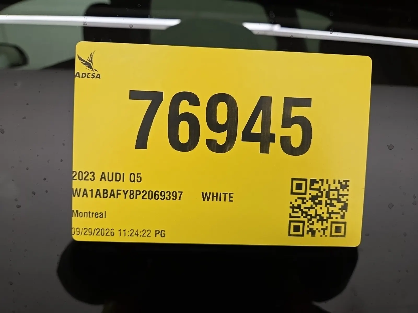 Inventory Label Photo