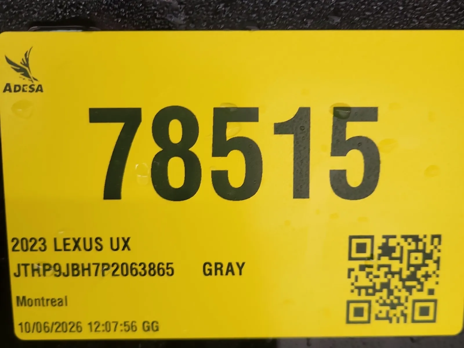 Inventory Label Photo