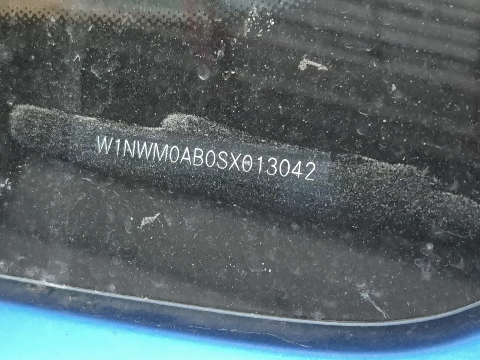 Dash VIN Plate Photo
