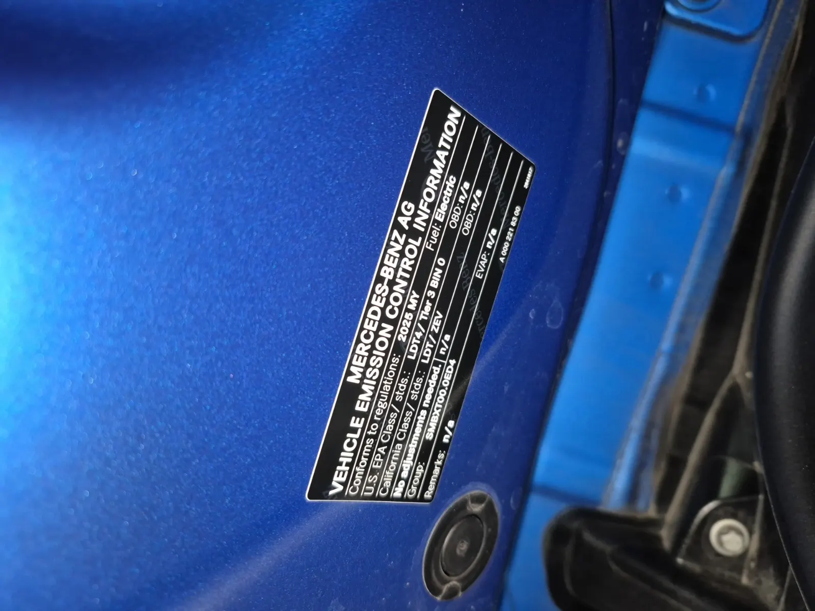 Emission Sticker Photo