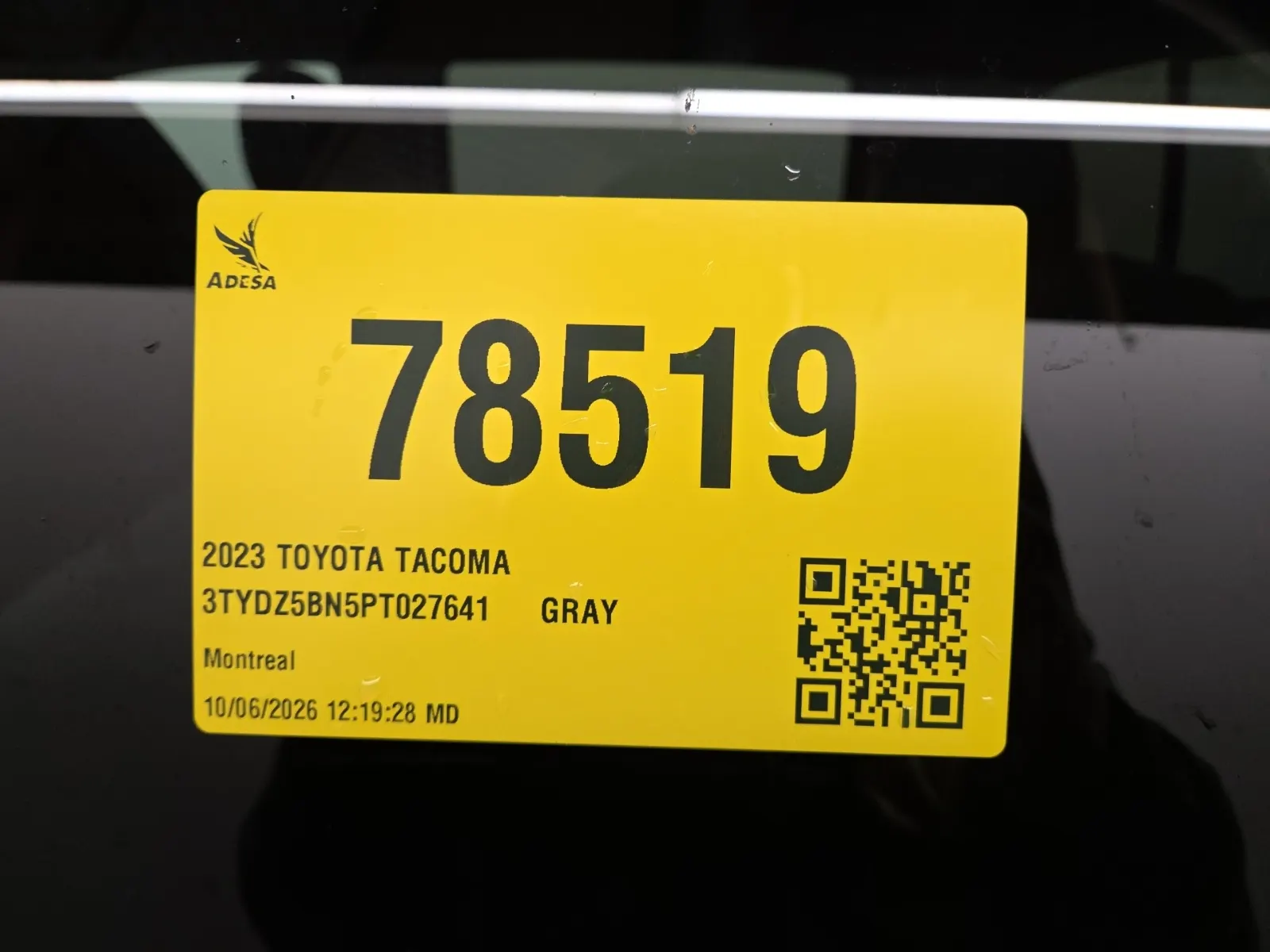 Inventory Label Photo