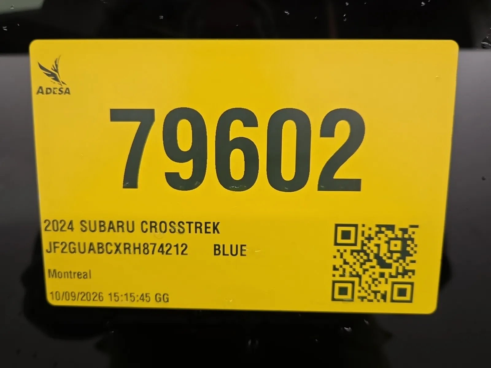 Inventory Label Photo