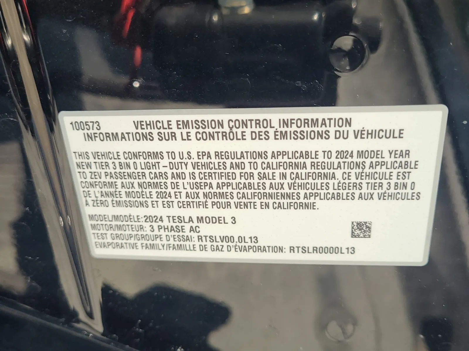 Emission Sticker Photo