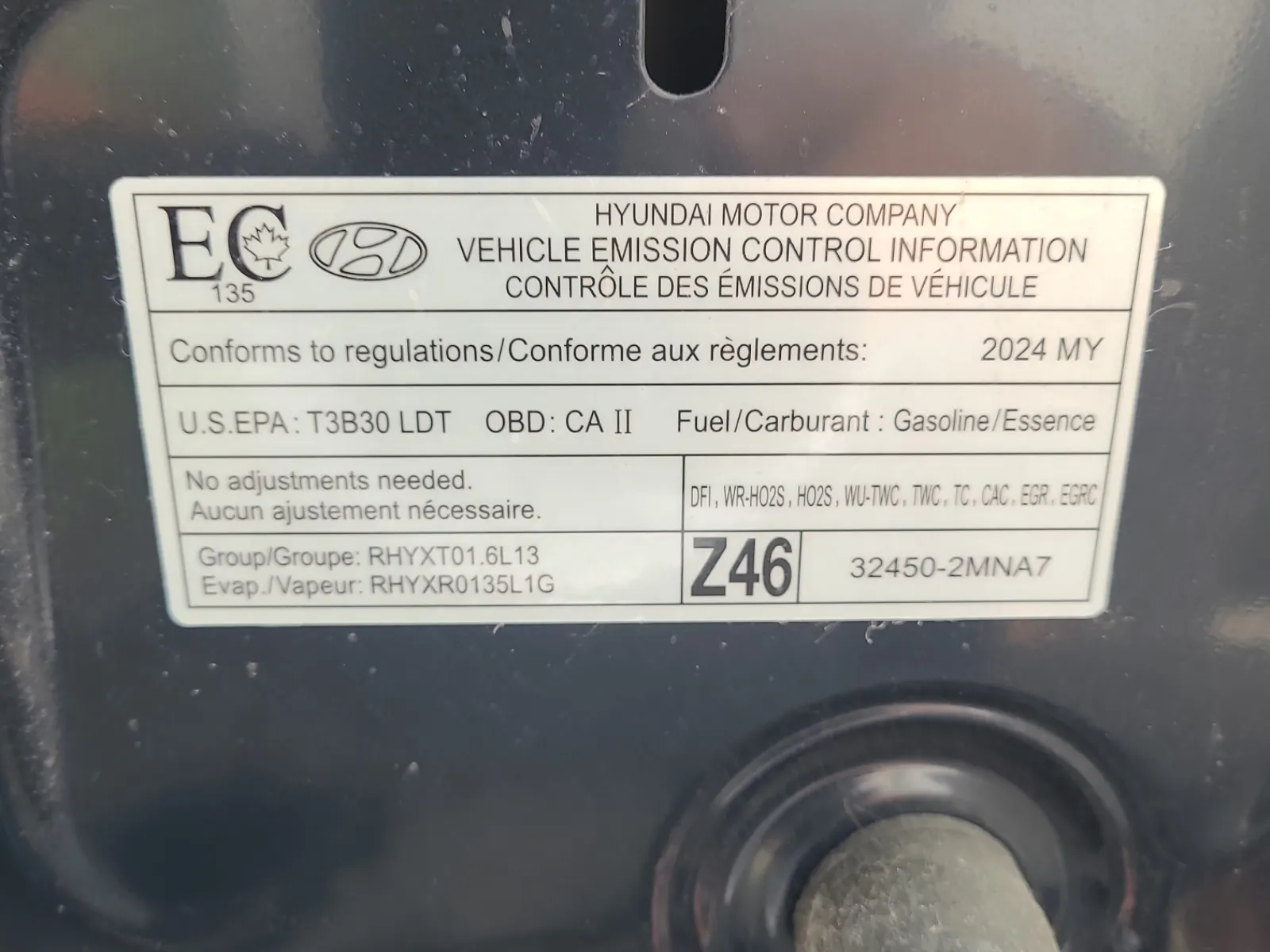 Emission Sticker Photo