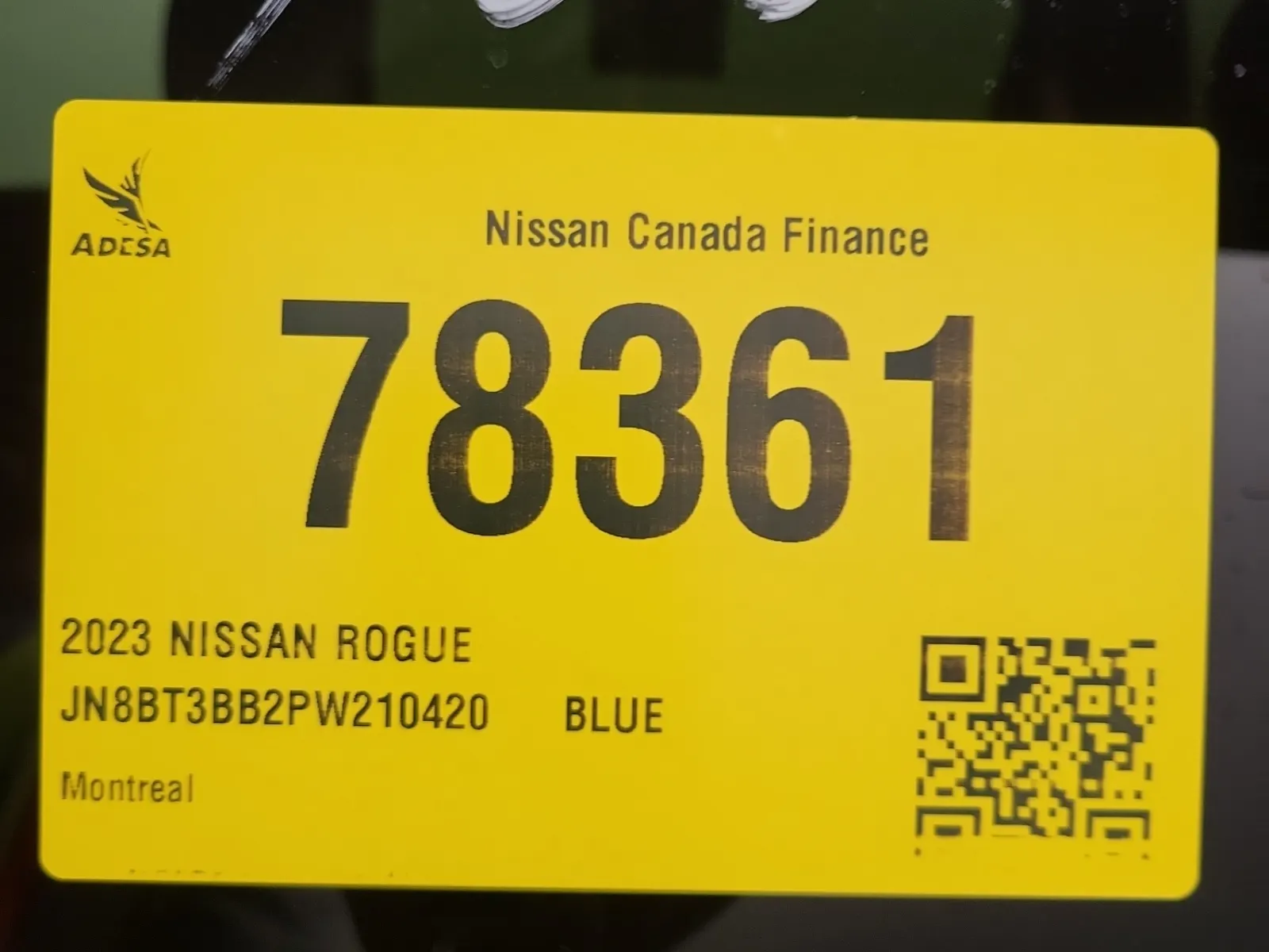 Inventory Label Photo