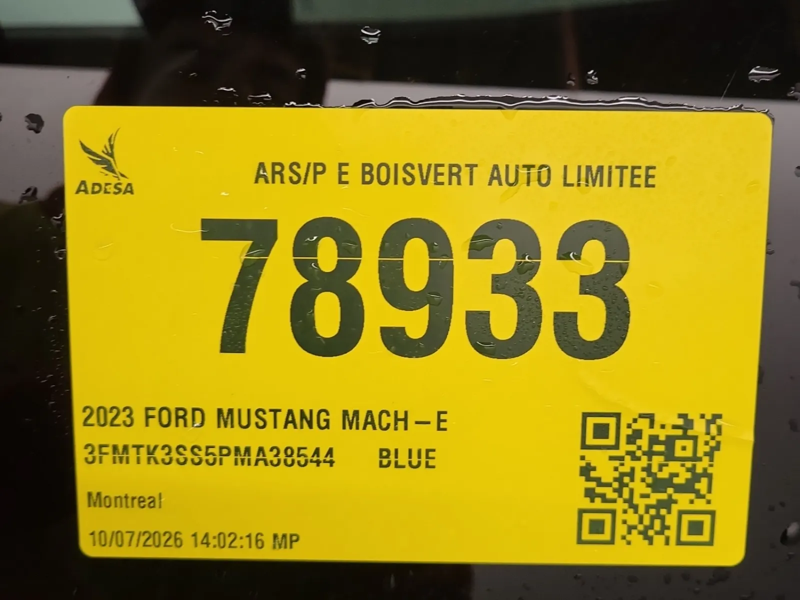 Inventory Label Photo