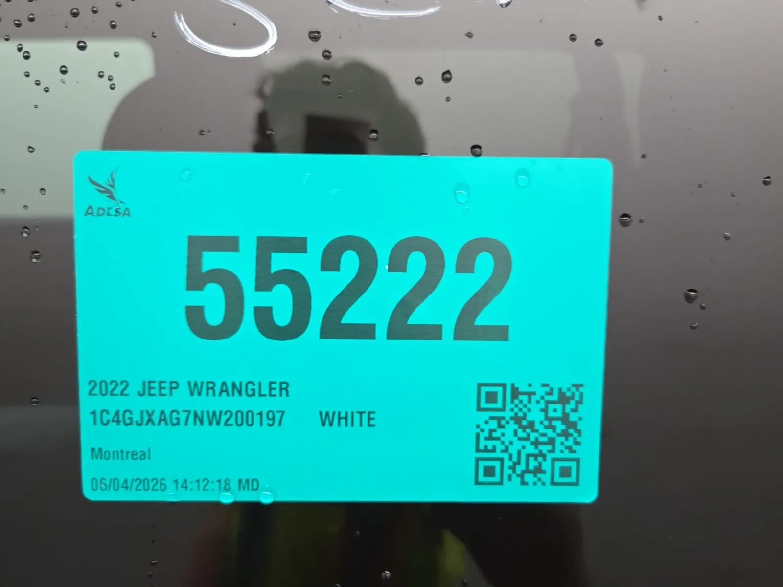 Inventory Label Photo