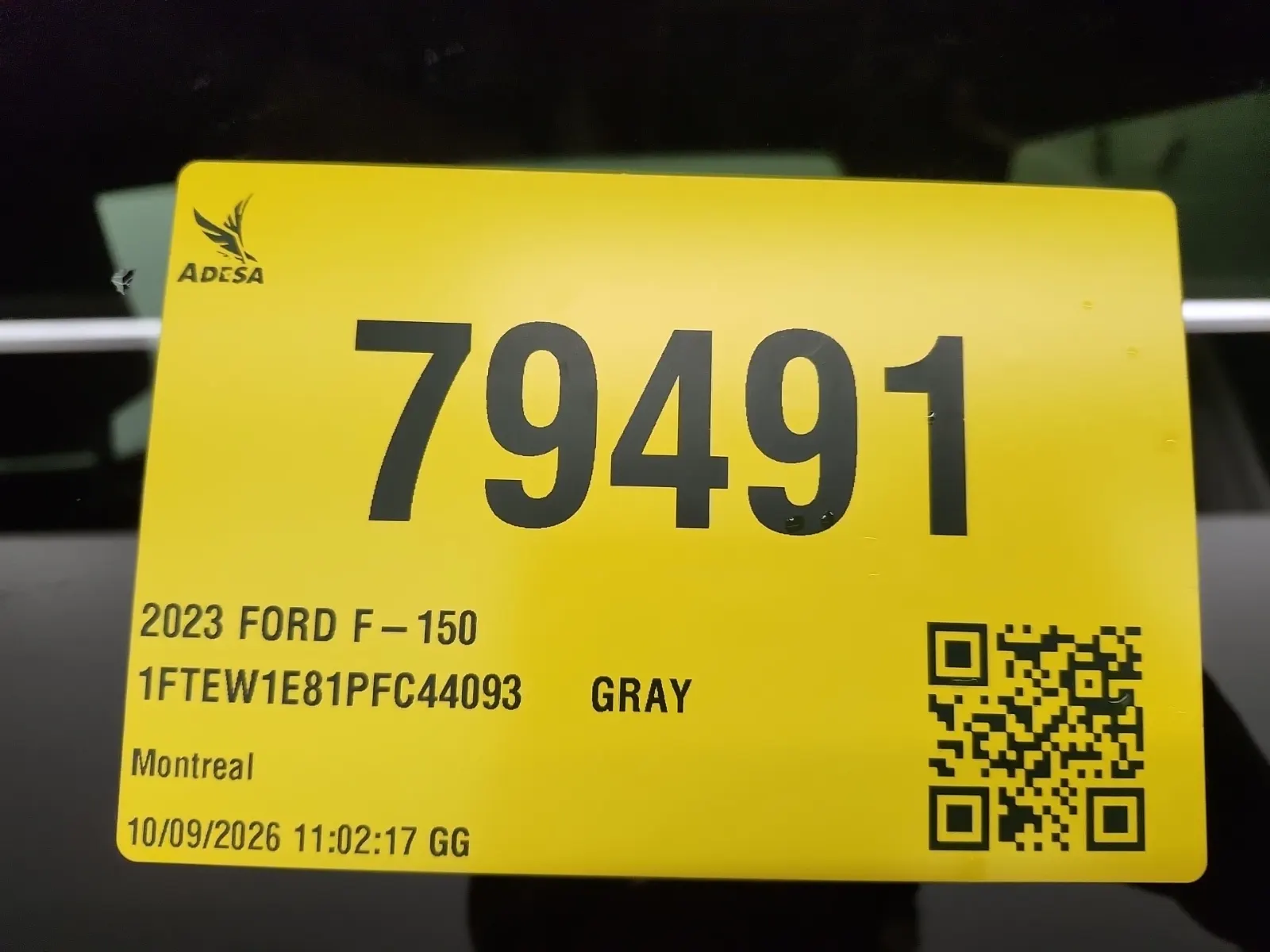 Inventory Label Photo