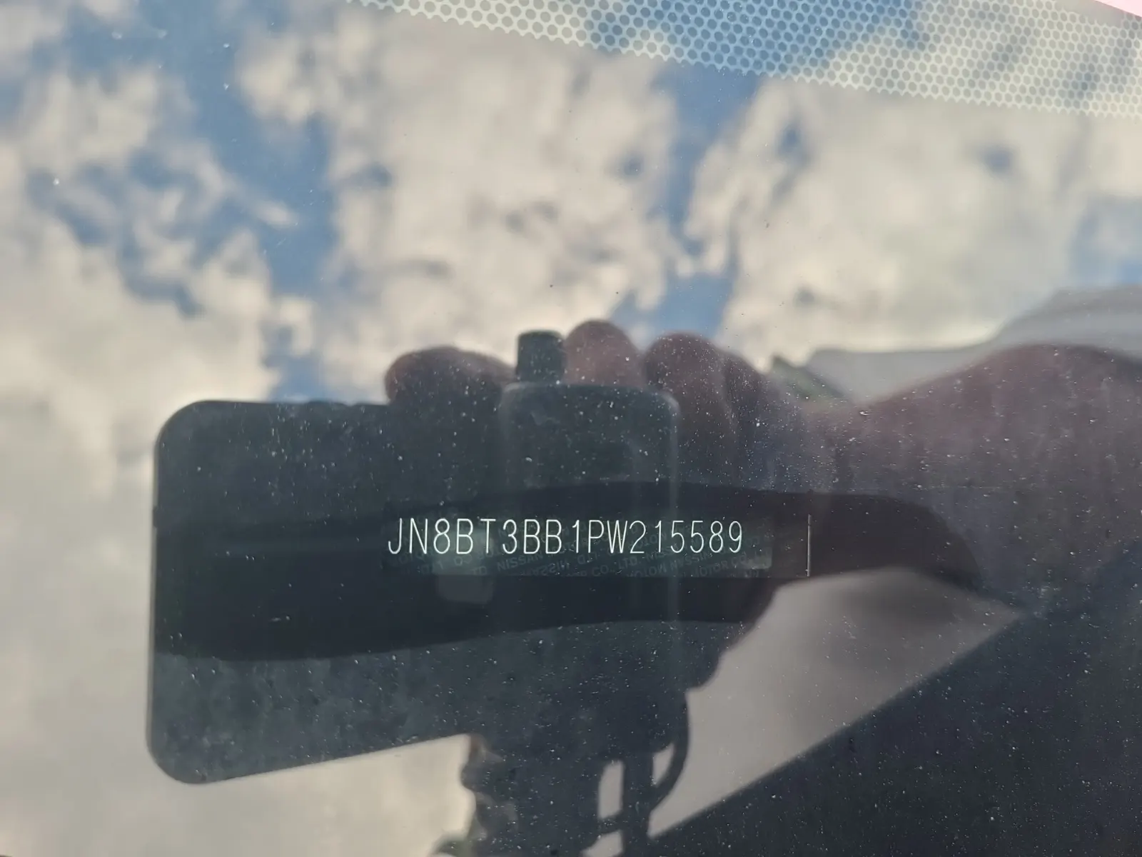 Dash VIN Plate Photo