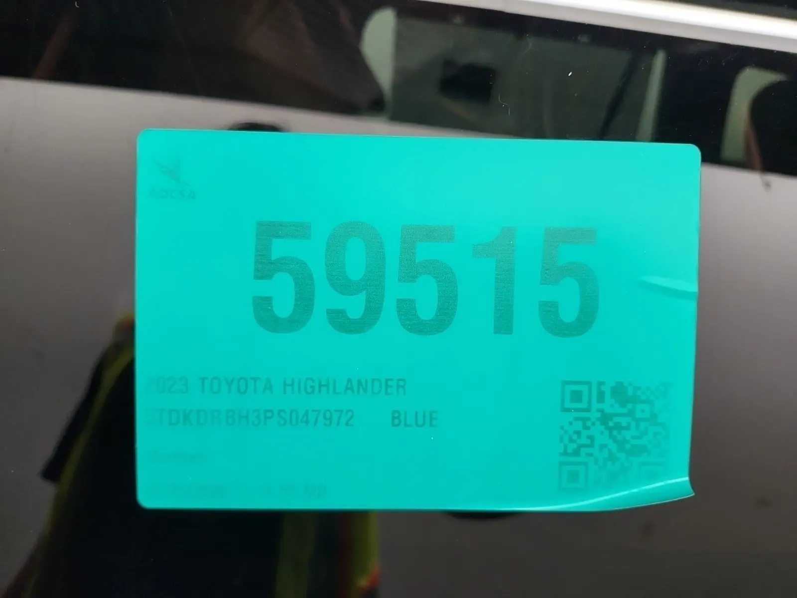 Inventory Label Photo
