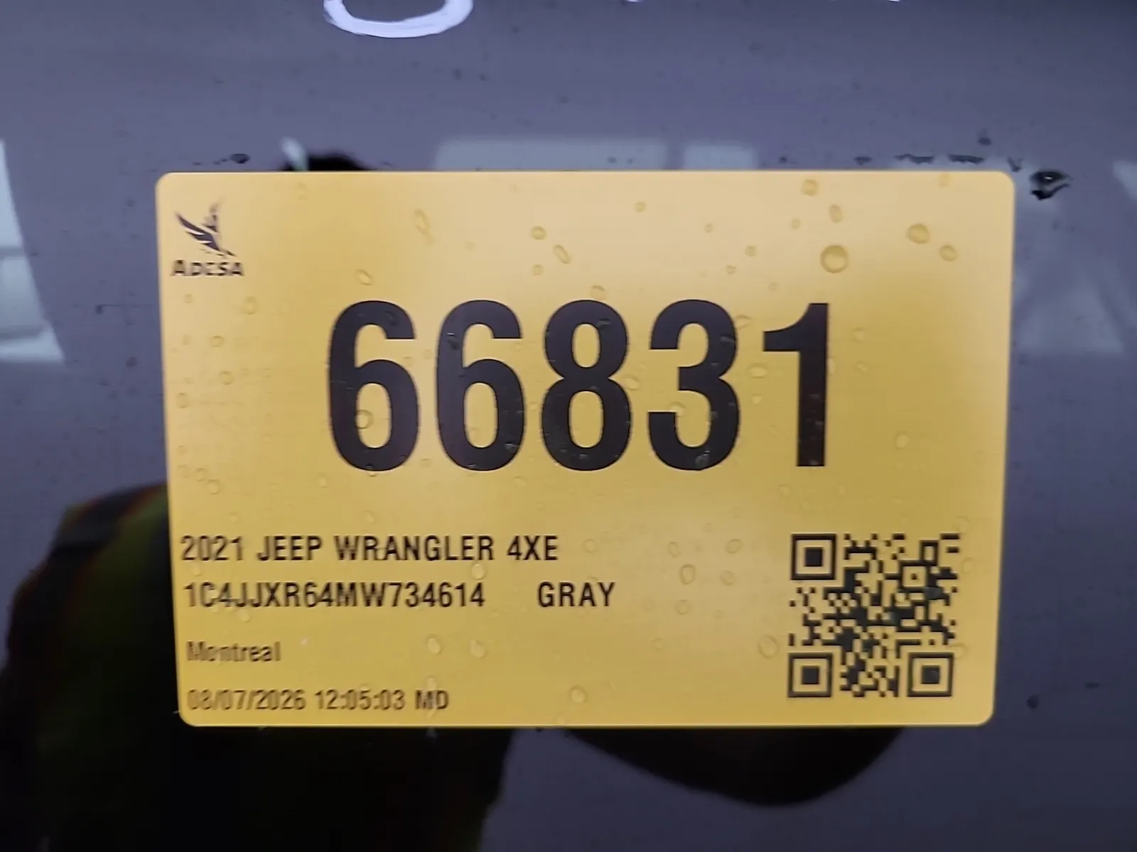 Inventory Label Photo