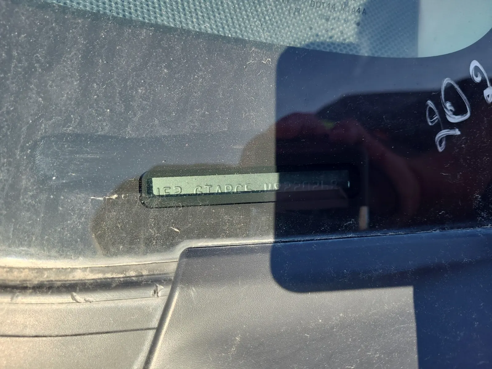 Dash VIN Plate Photo