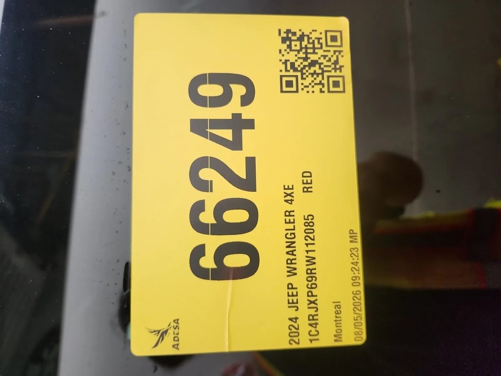 Inventory Label Photo