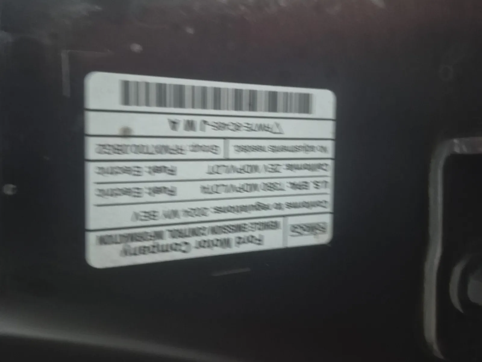 Emission Sticker Photo