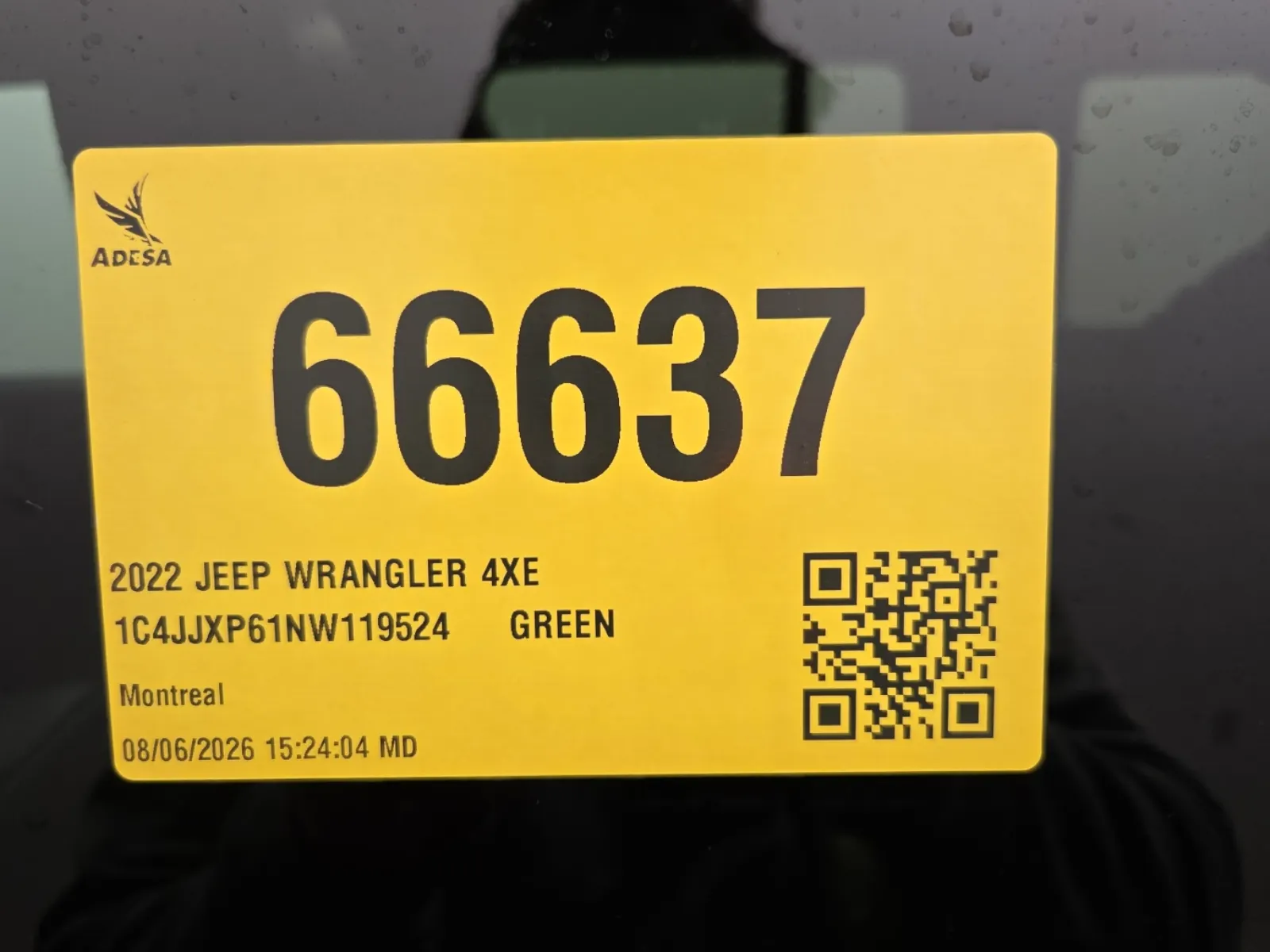 Inventory Label Photo