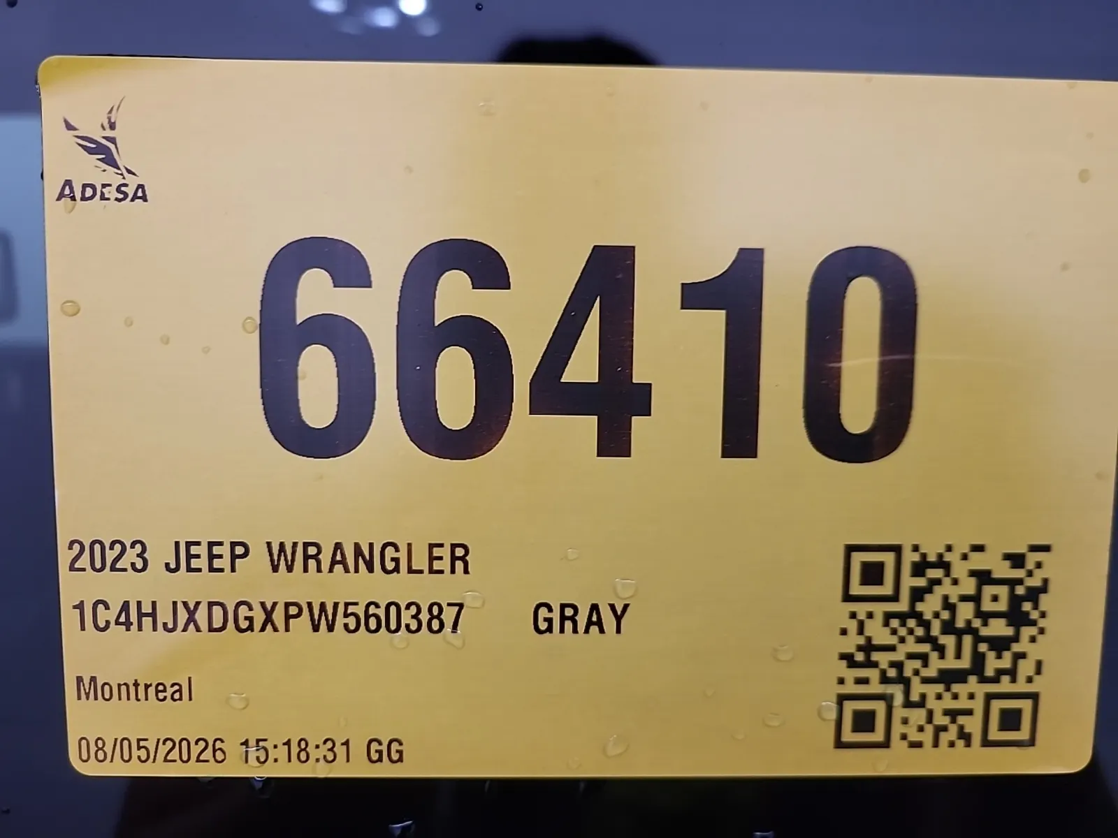 Inventory Label Photo