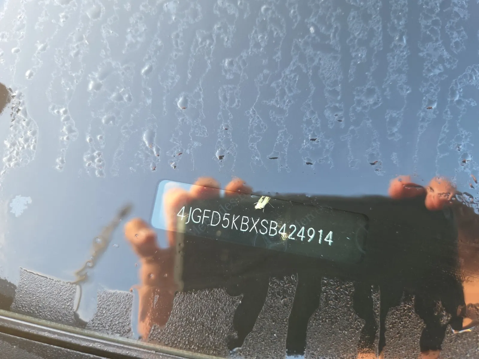 Dash VIN Plate Photo