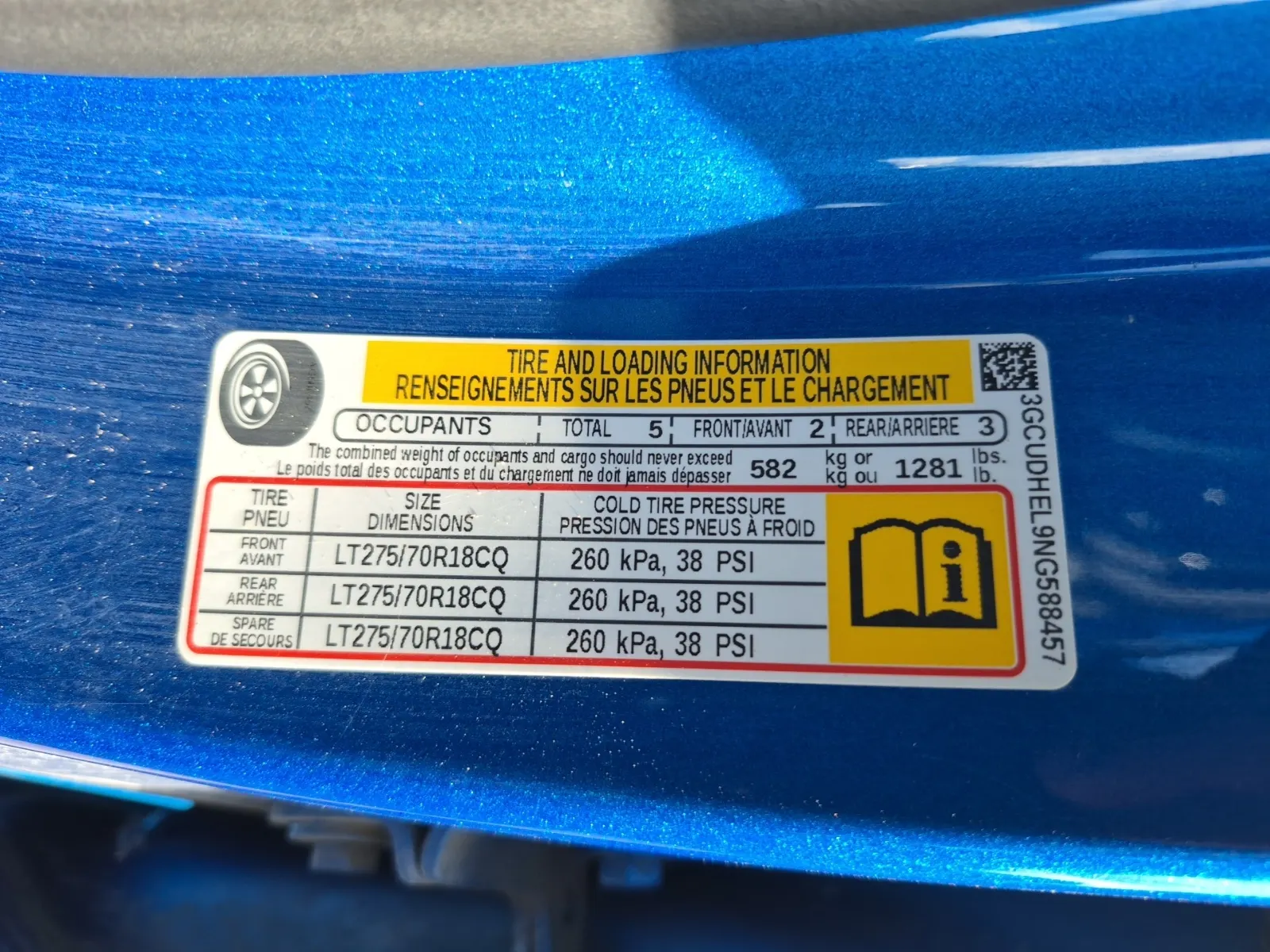 Emission Sticker Photo