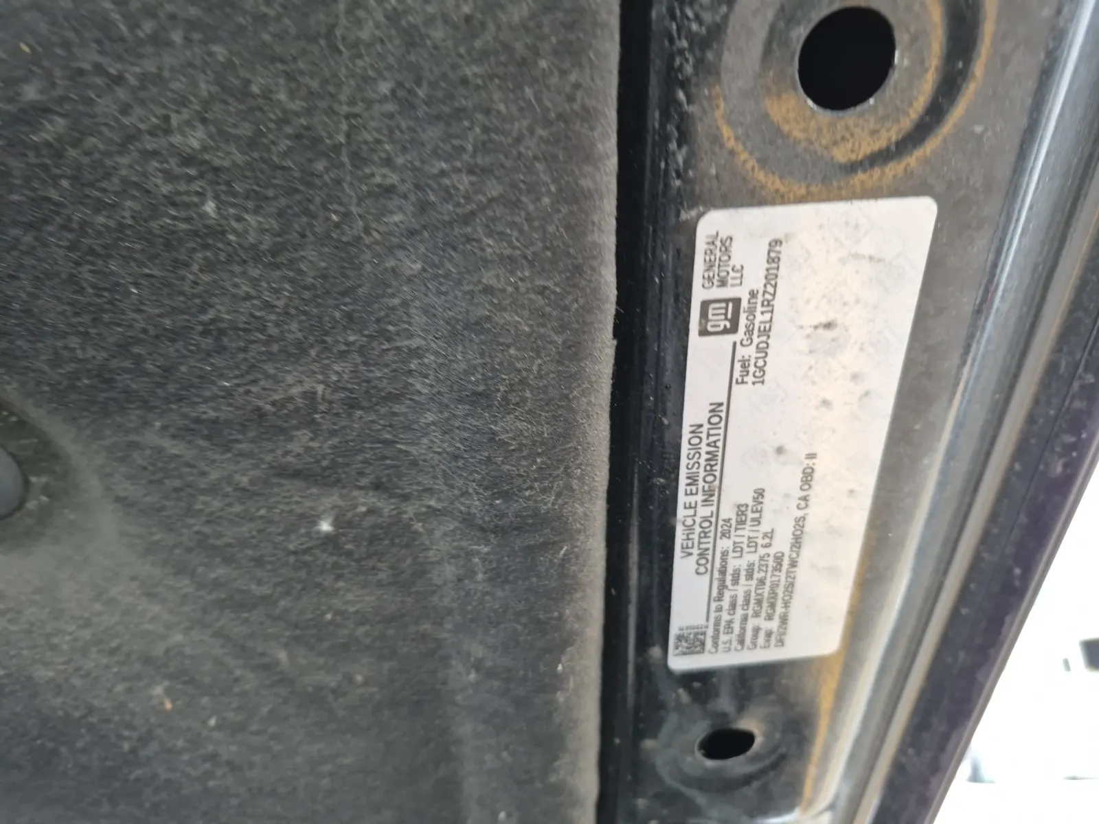 Emission Sticker Photo