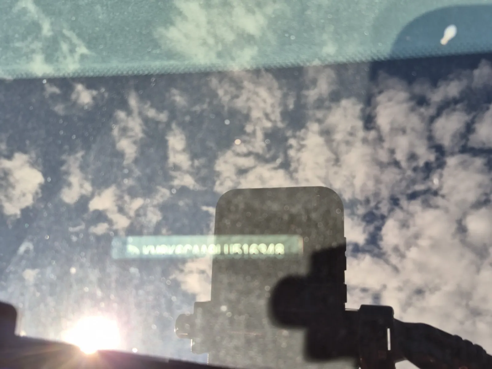 Dash VIN Plate Photo