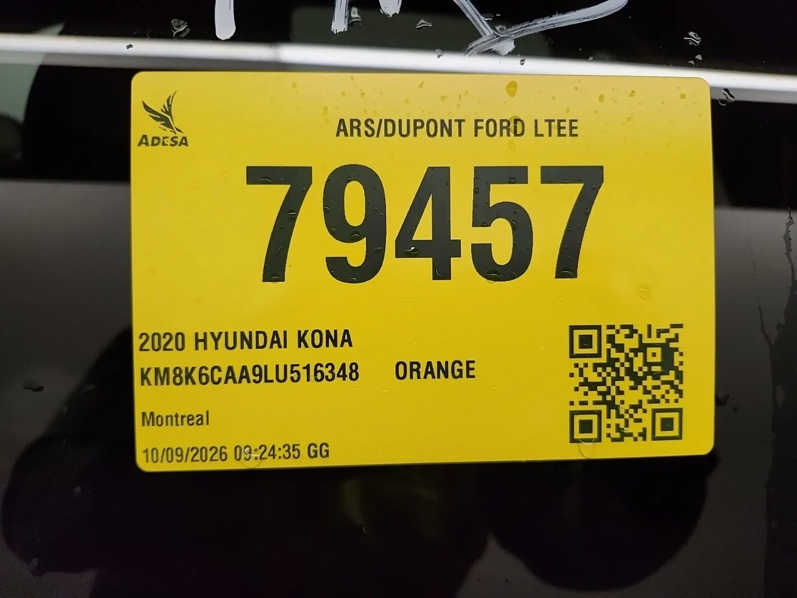 Inventory Label Photo
