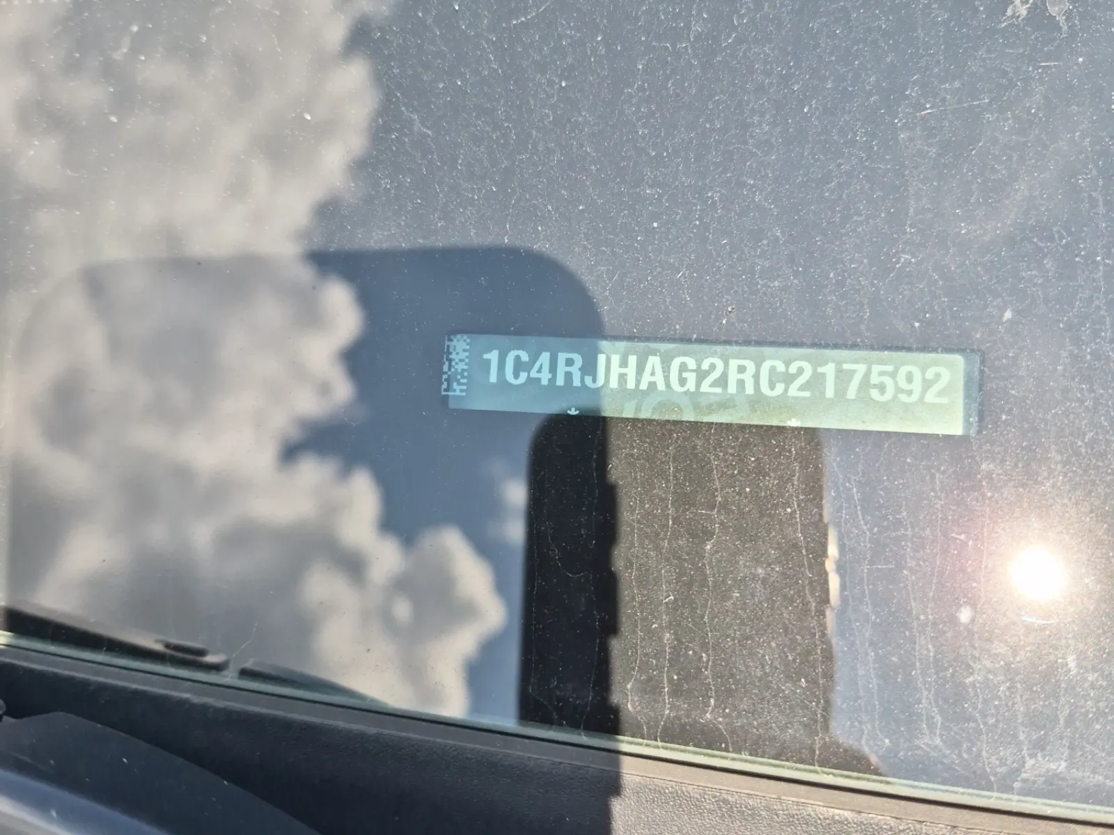 Dash VIN Plate Photo