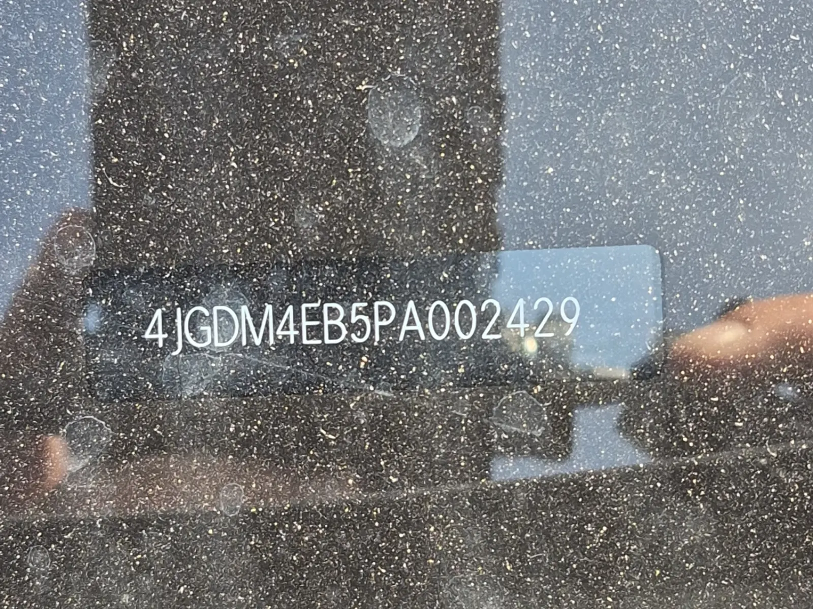 Dash VIN Plate Photo