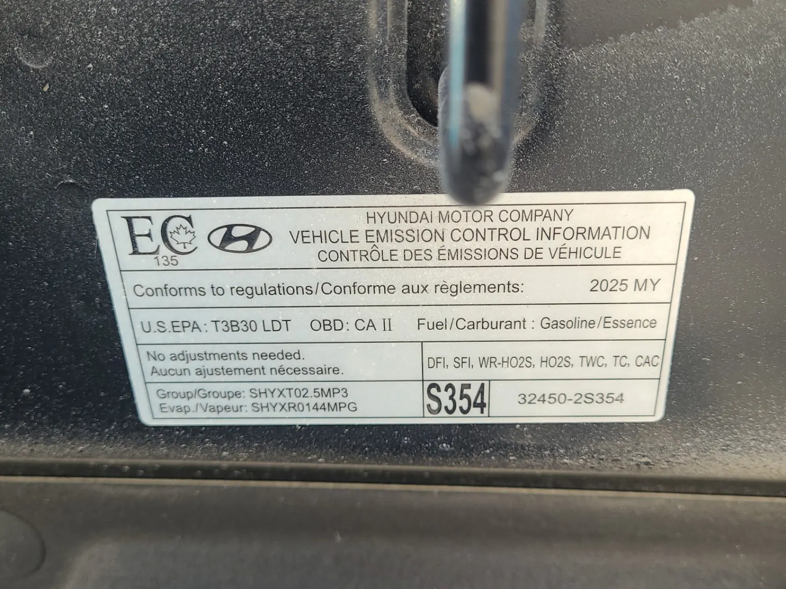 Emission Sticker Photo