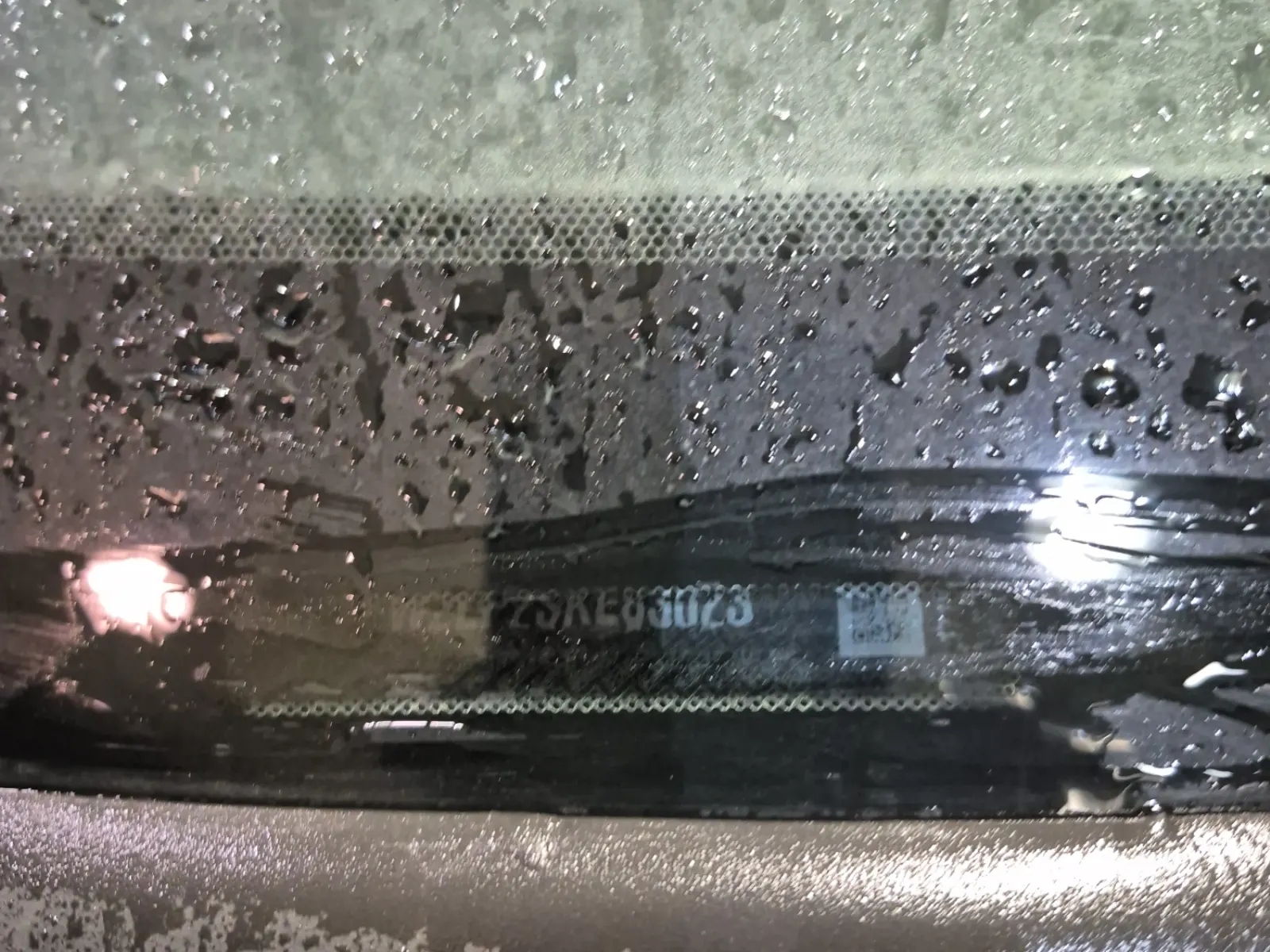 Dash VIN Plate Photo