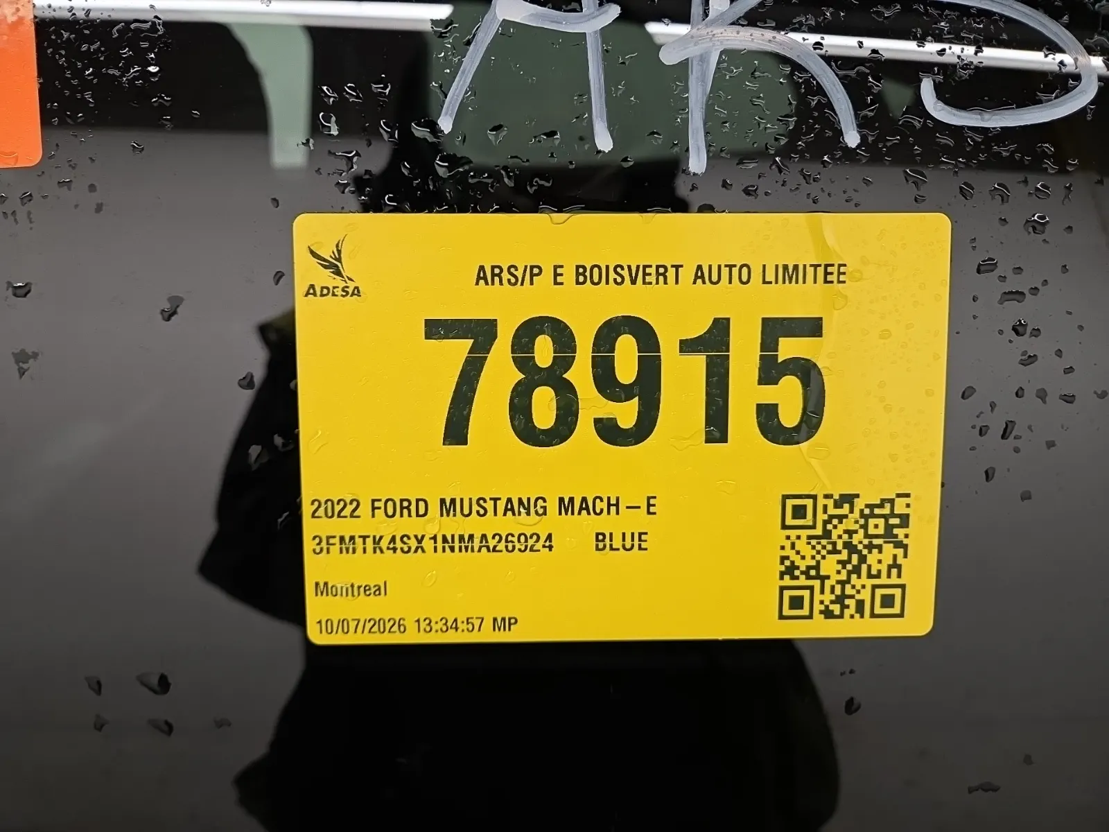Inventory Label Photo