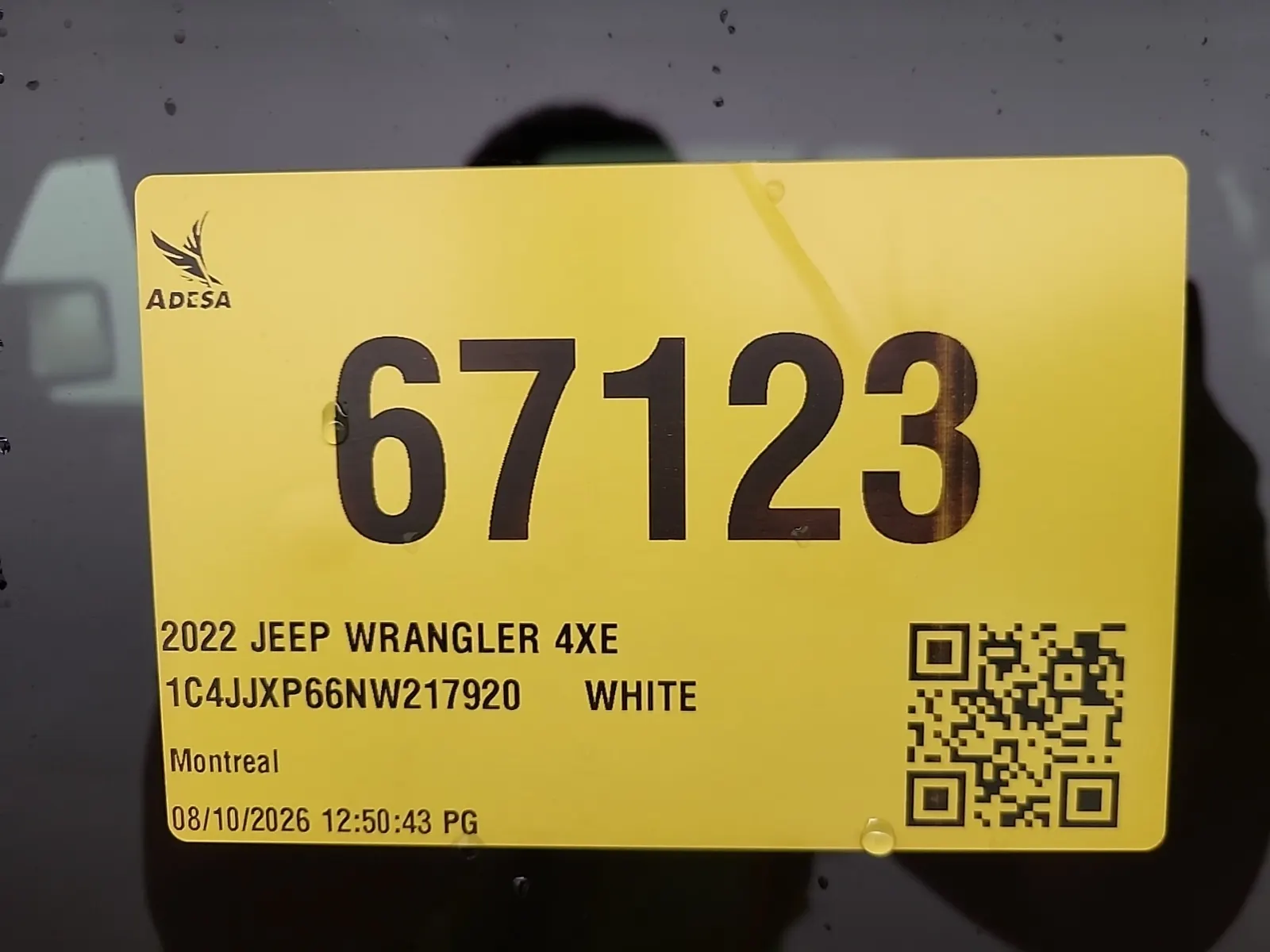 Inventory Label Photo