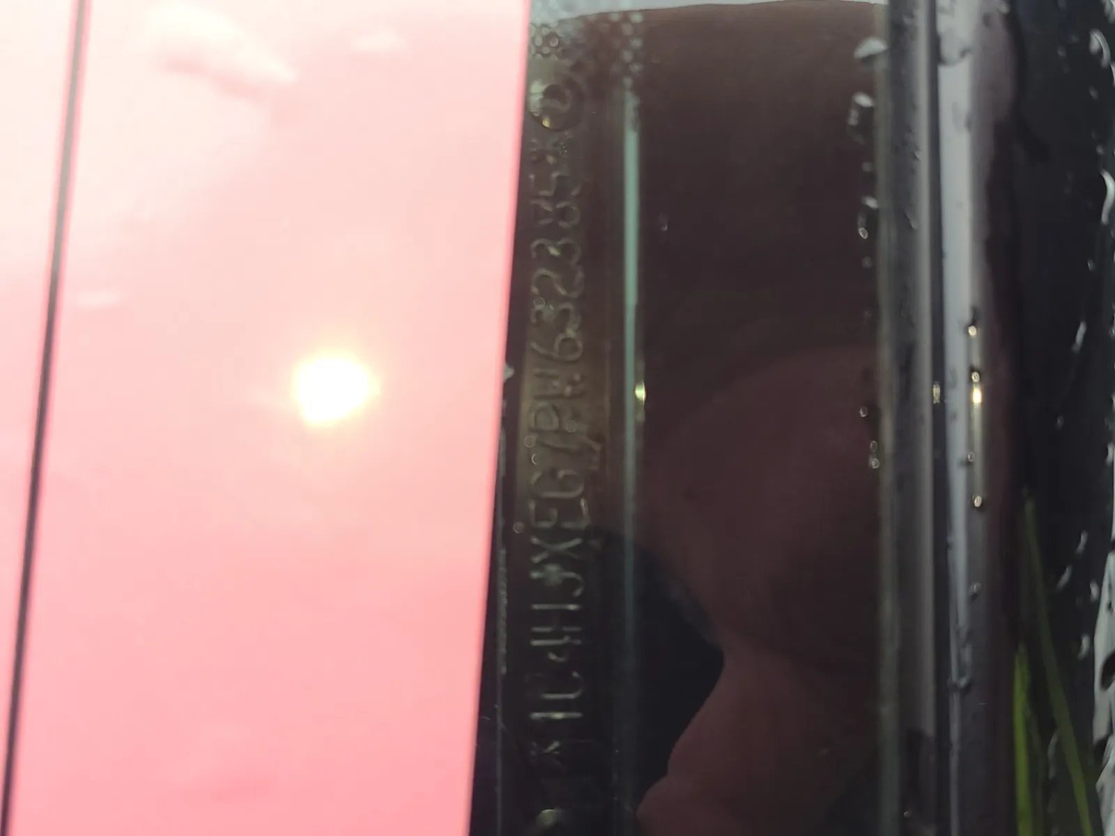 Dash VIN Plate Photo