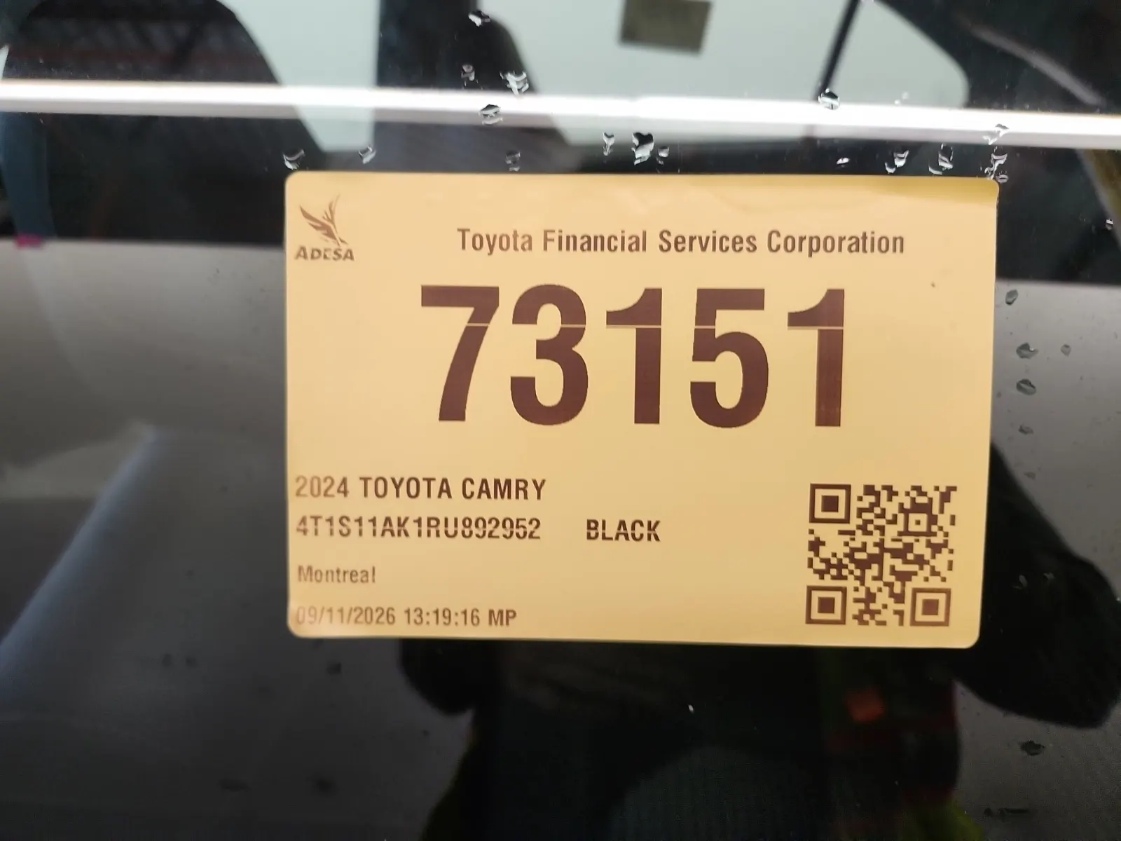 Inventory Label Photo