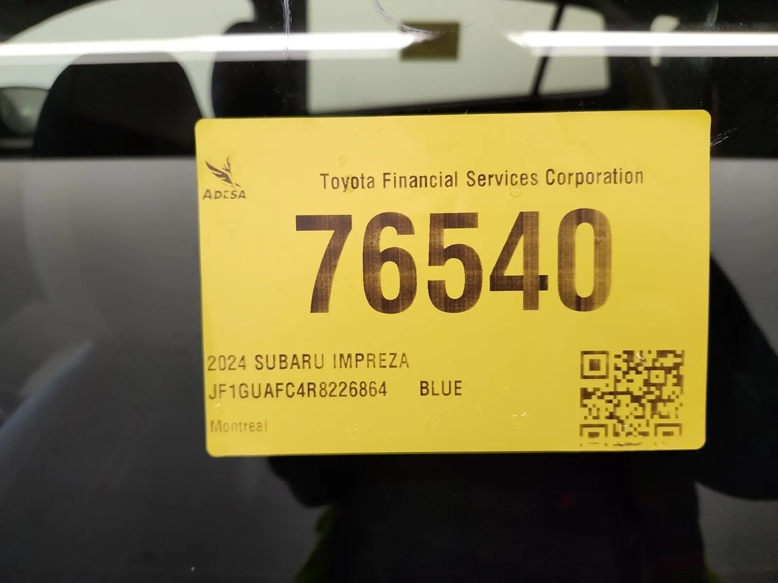 Inventory Label Photo