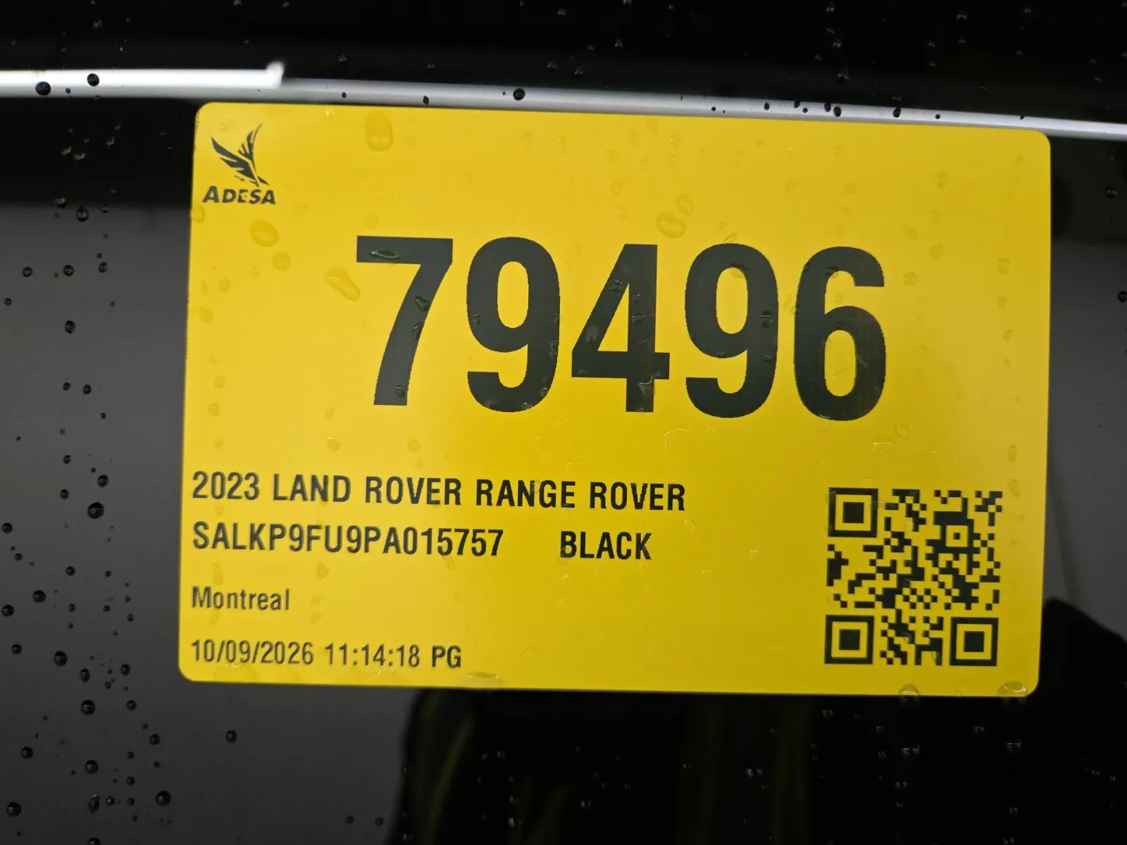 Inventory Label Photo