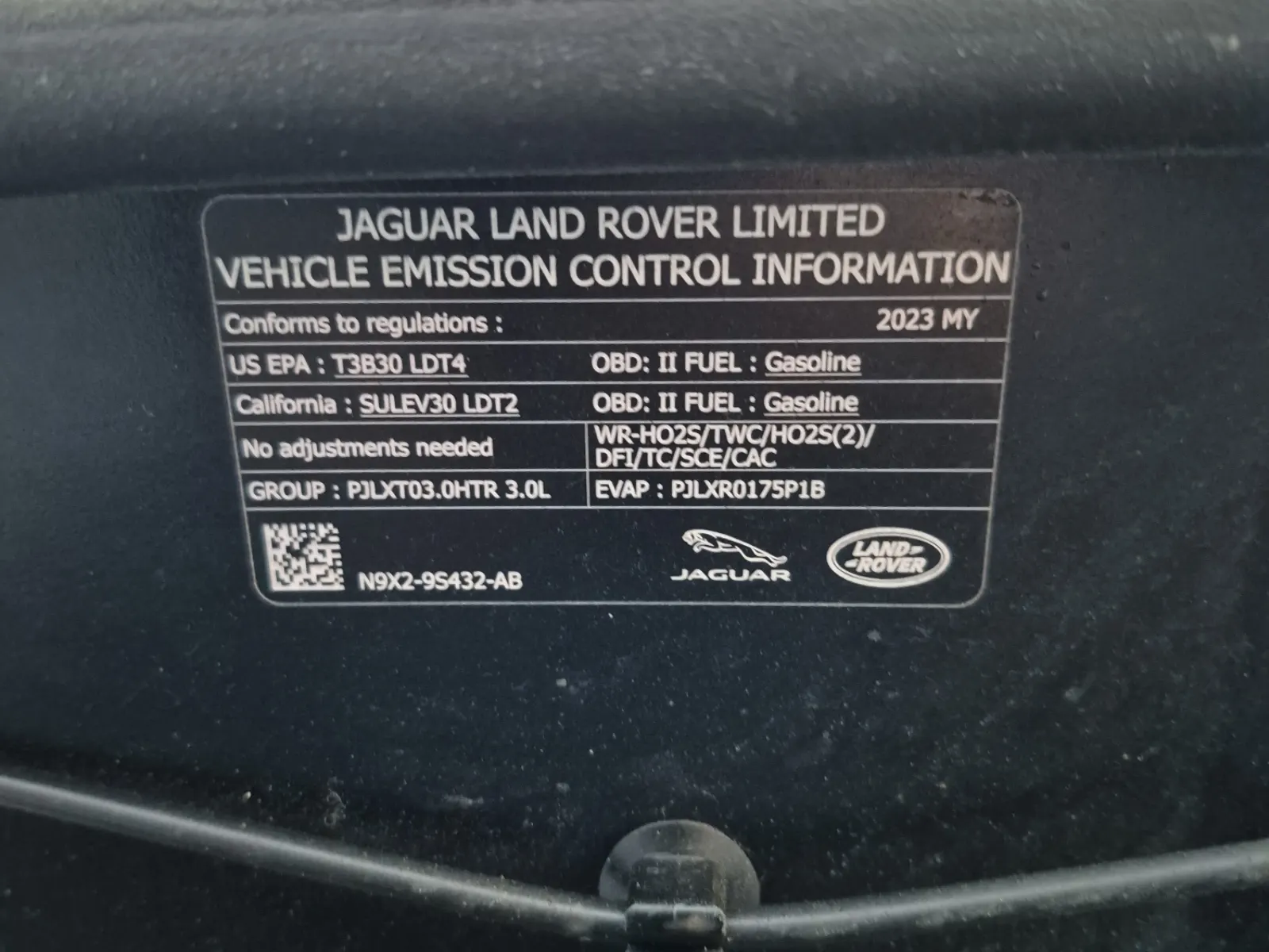 Emission Sticker Photo