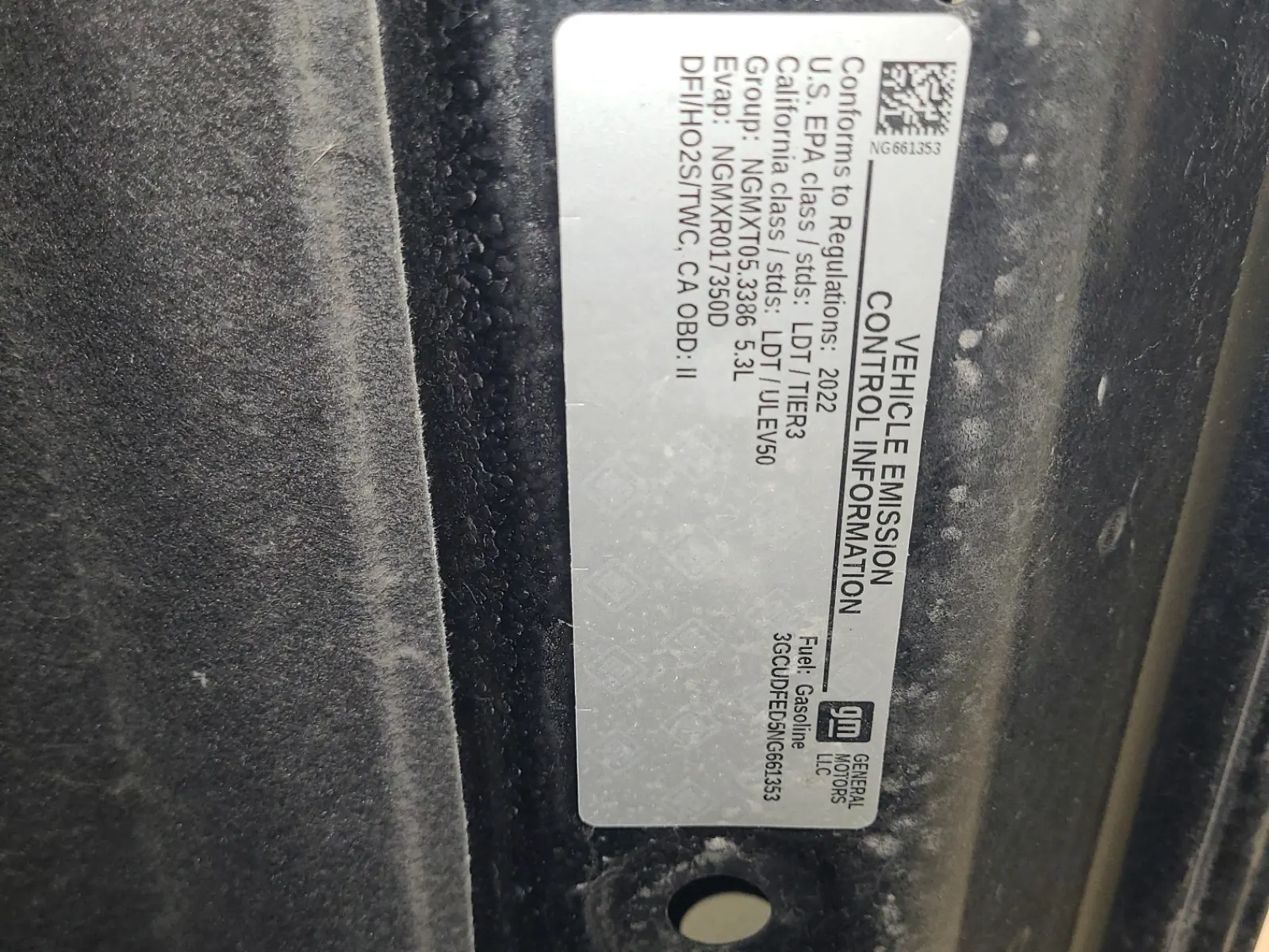 Emission Sticker Photo