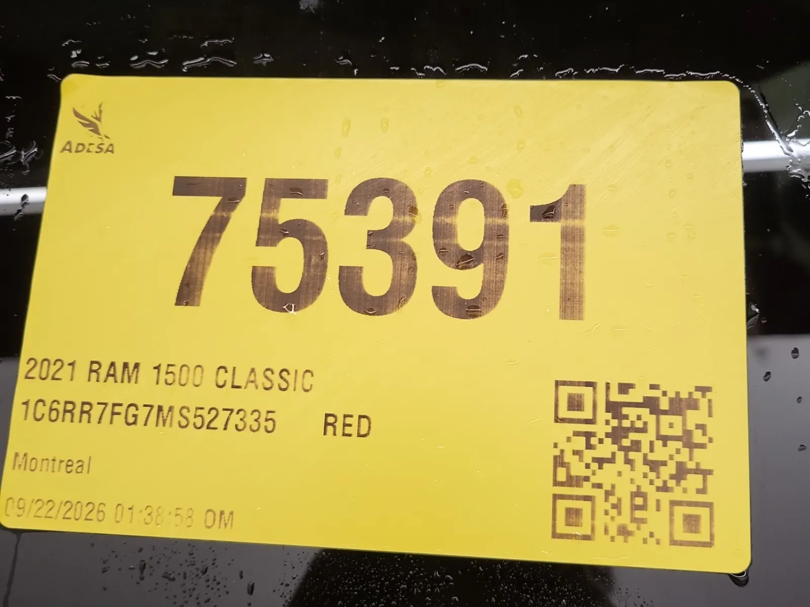 Inventory Label Photo
