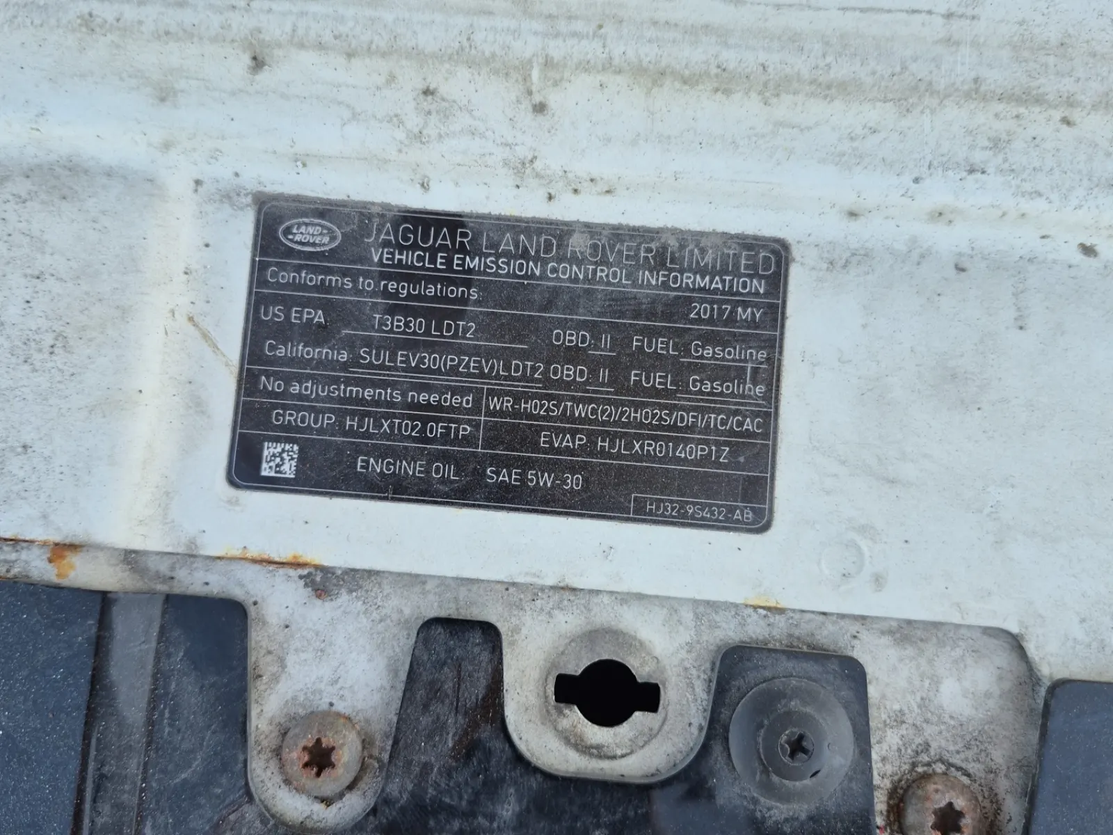 Emission Sticker Photo