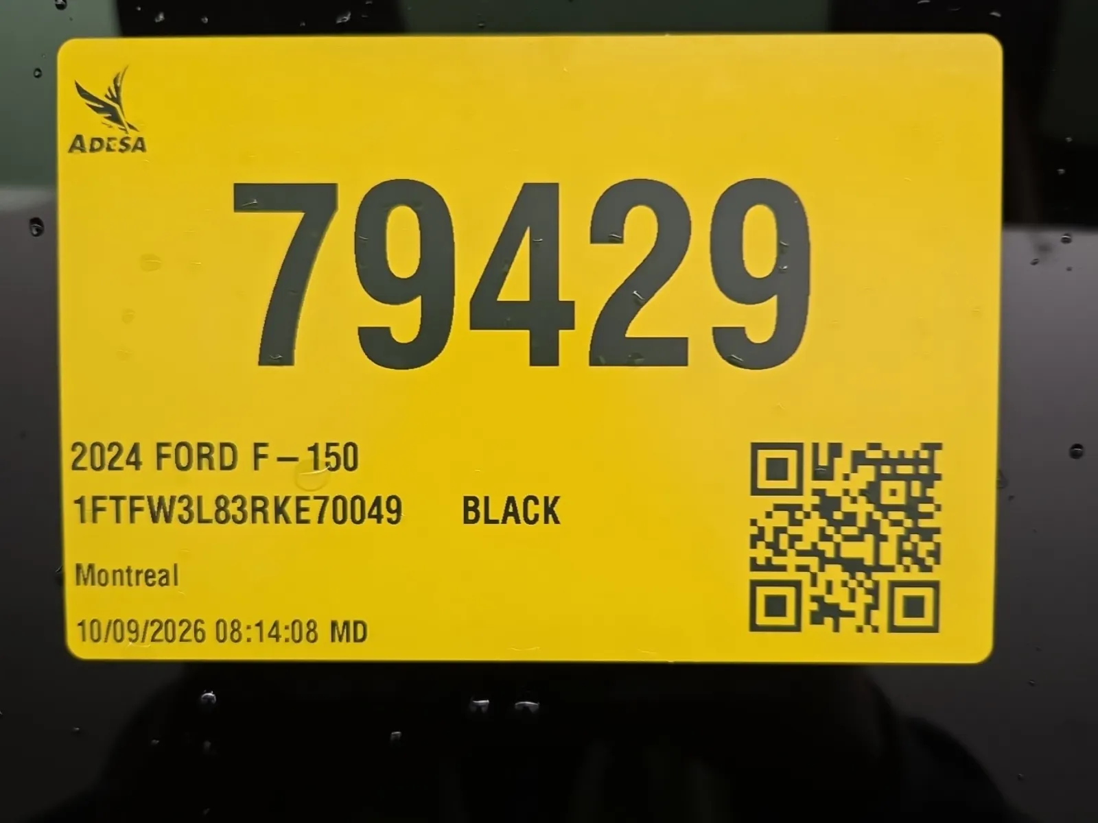 Inventory Label Photo