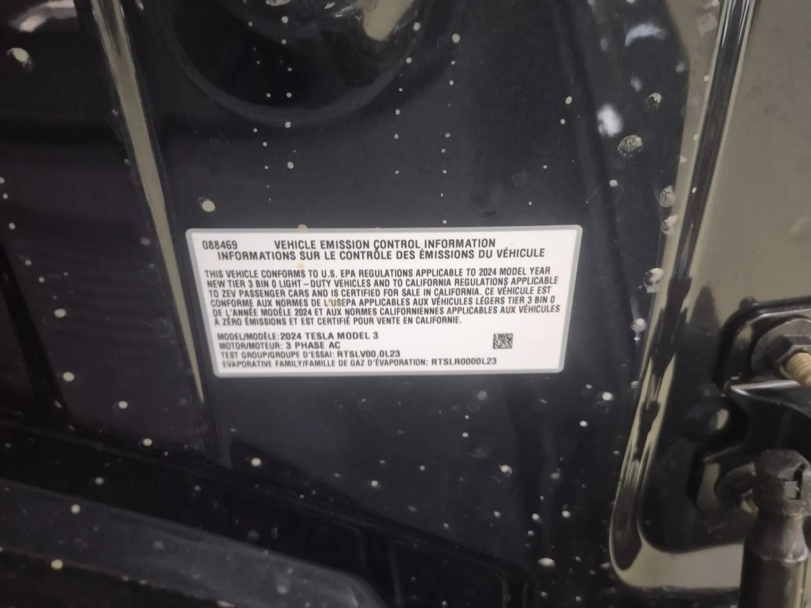 Emission Sticker Photo