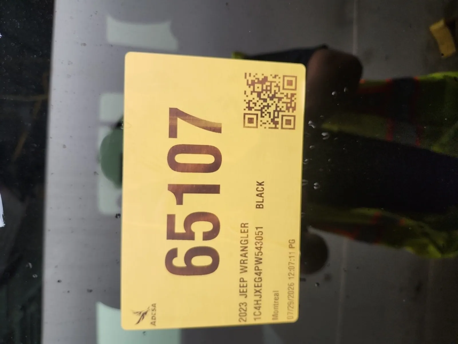 Inventory Label Photo