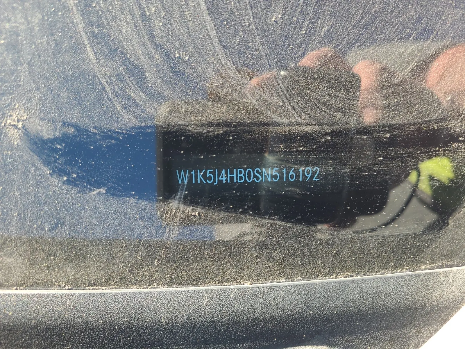 Dash VIN Plate Photo