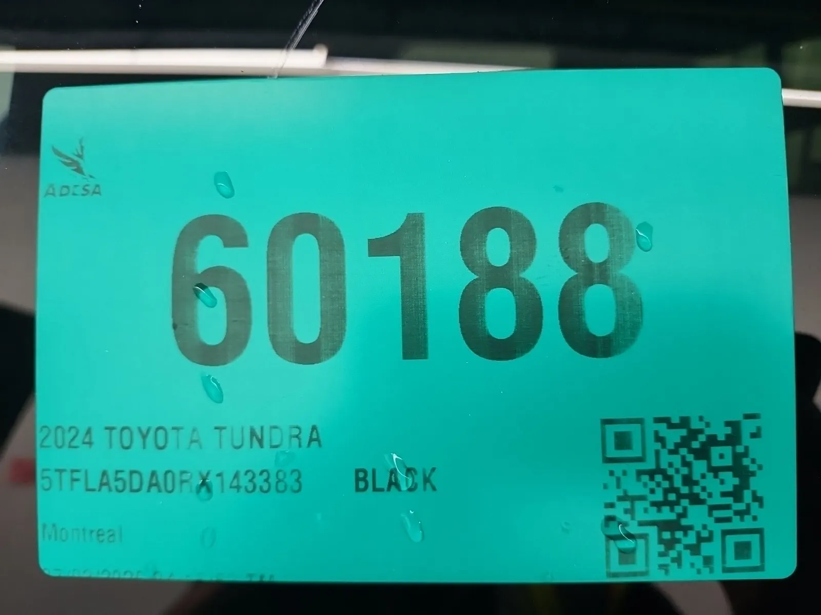 Inventory Label Photo