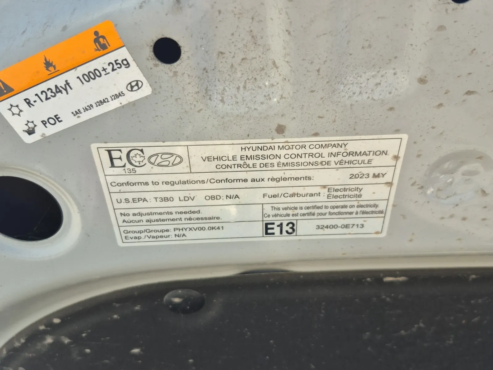 Emission Sticker Photo