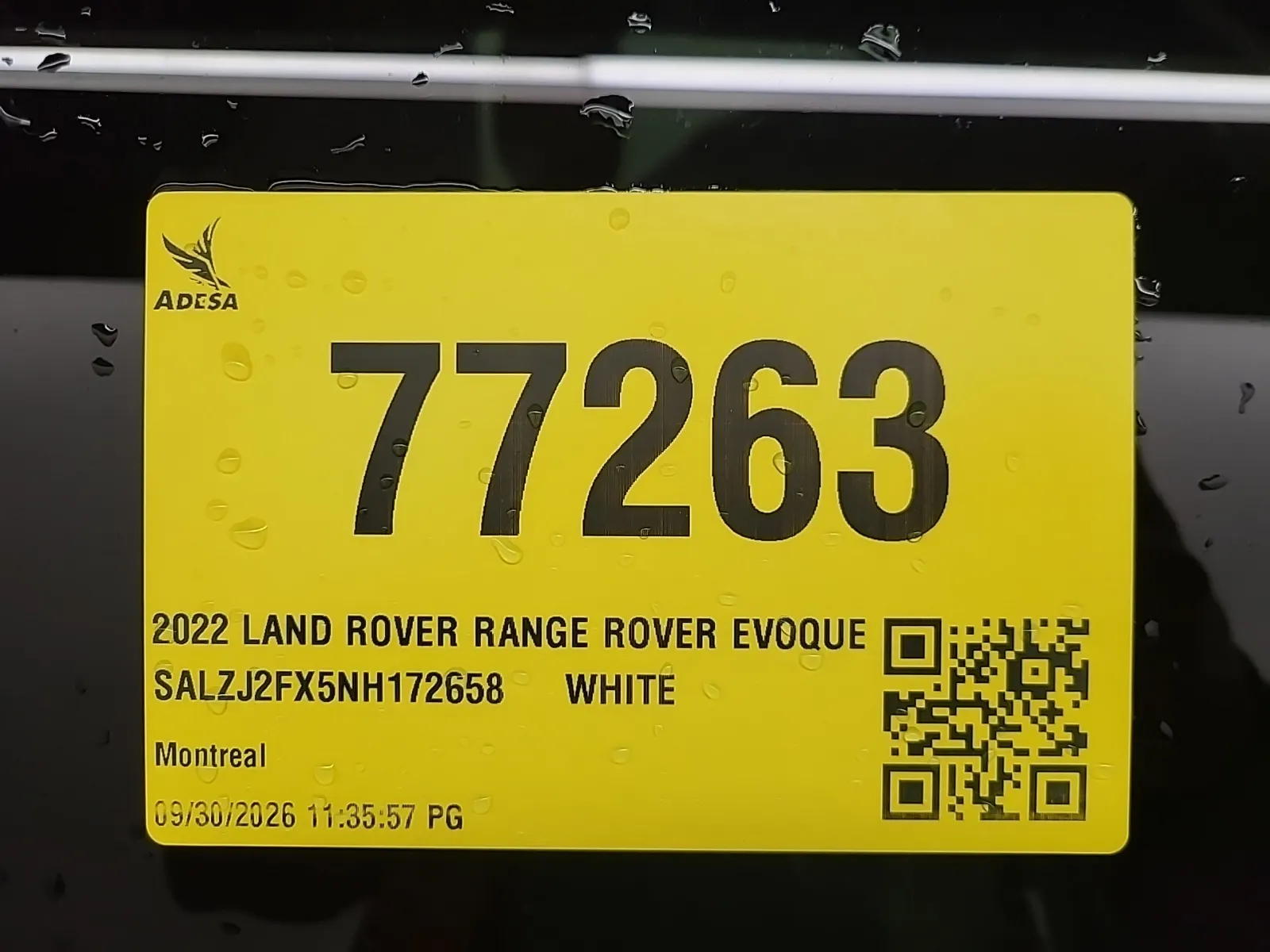 Inventory Label Photo