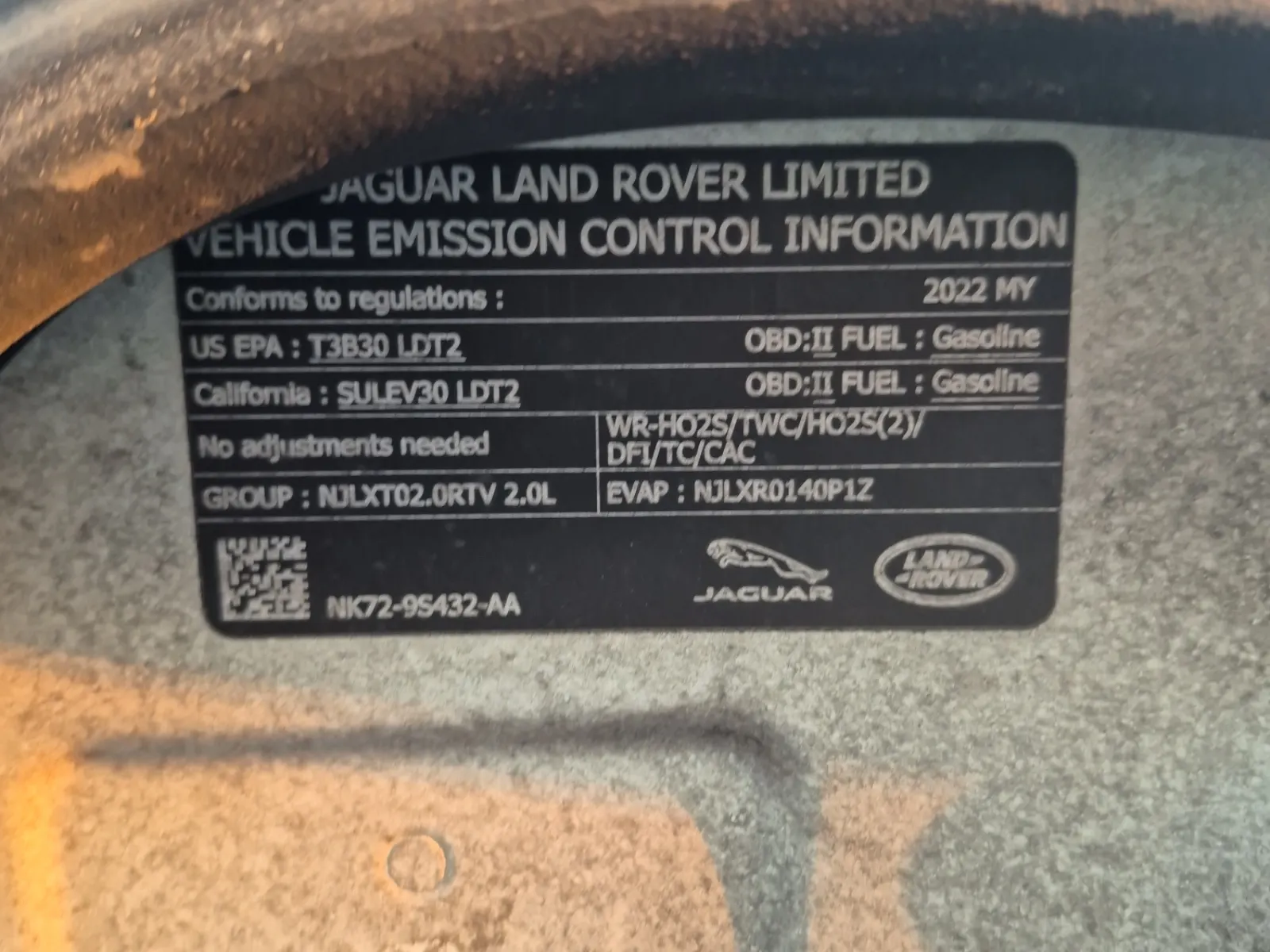Emission Sticker Photo