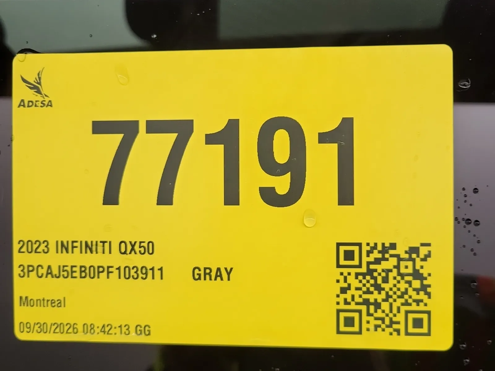 Inventory Label Photo