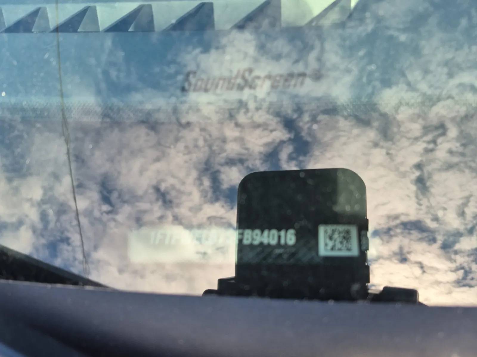 Dash VIN Plate Photo